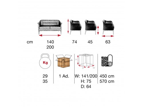 AVVA KANEPE İKİLİ / AVA 04